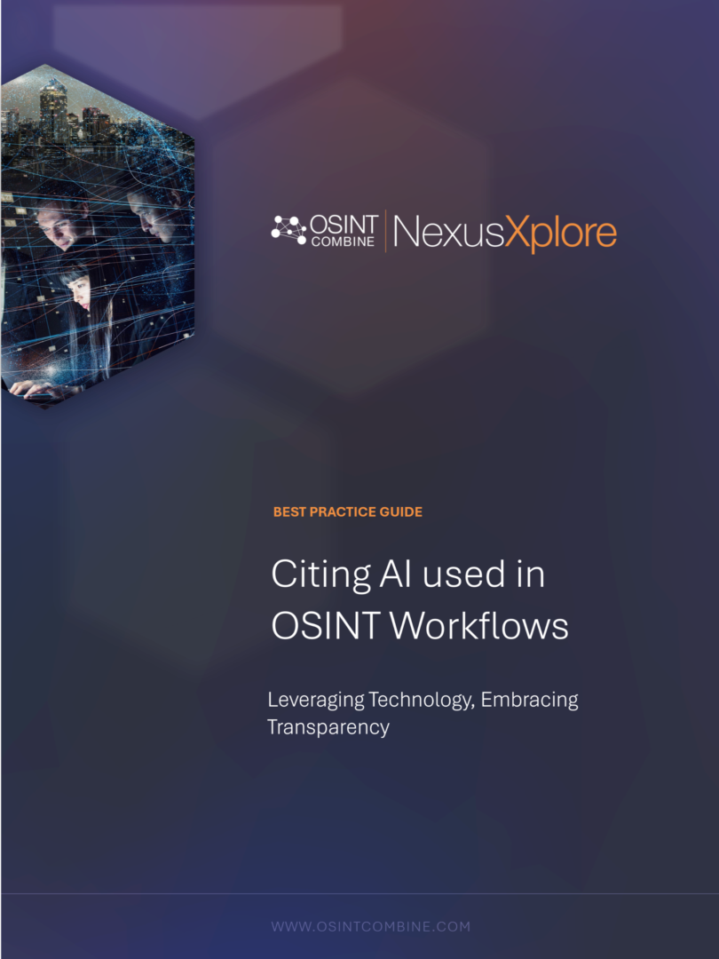 Citing AI used in OSINT Workflows