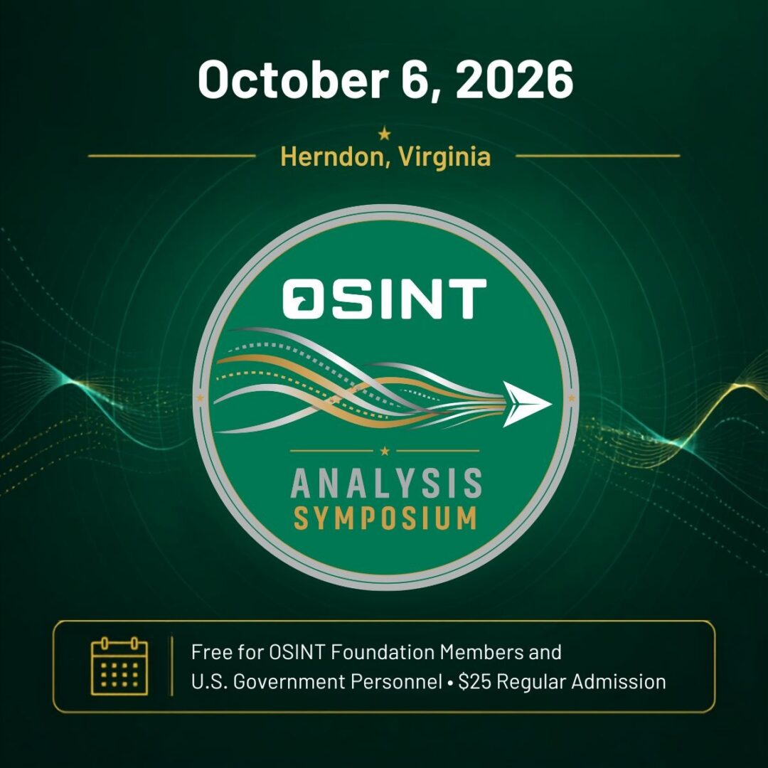 OSINT Analysis Symposium